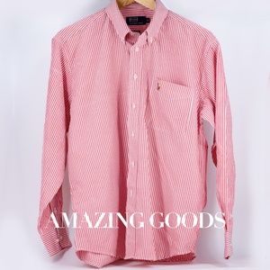 Ralph Lauren Polo Striped Vintage Oxford Button Up